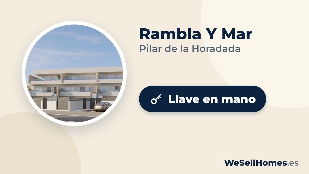 Rambla Y Mar, Pilar de la Horadada: Llave en mano