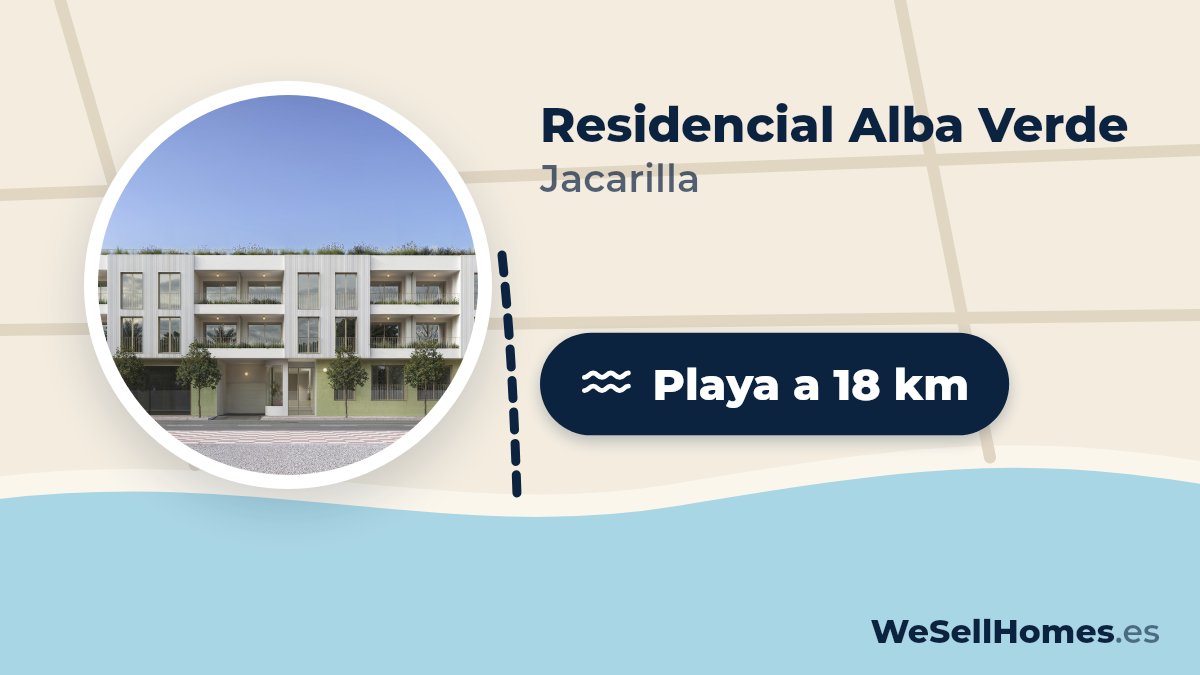 Residencial Alba Verde, Jacarilla: Playa a 18 km