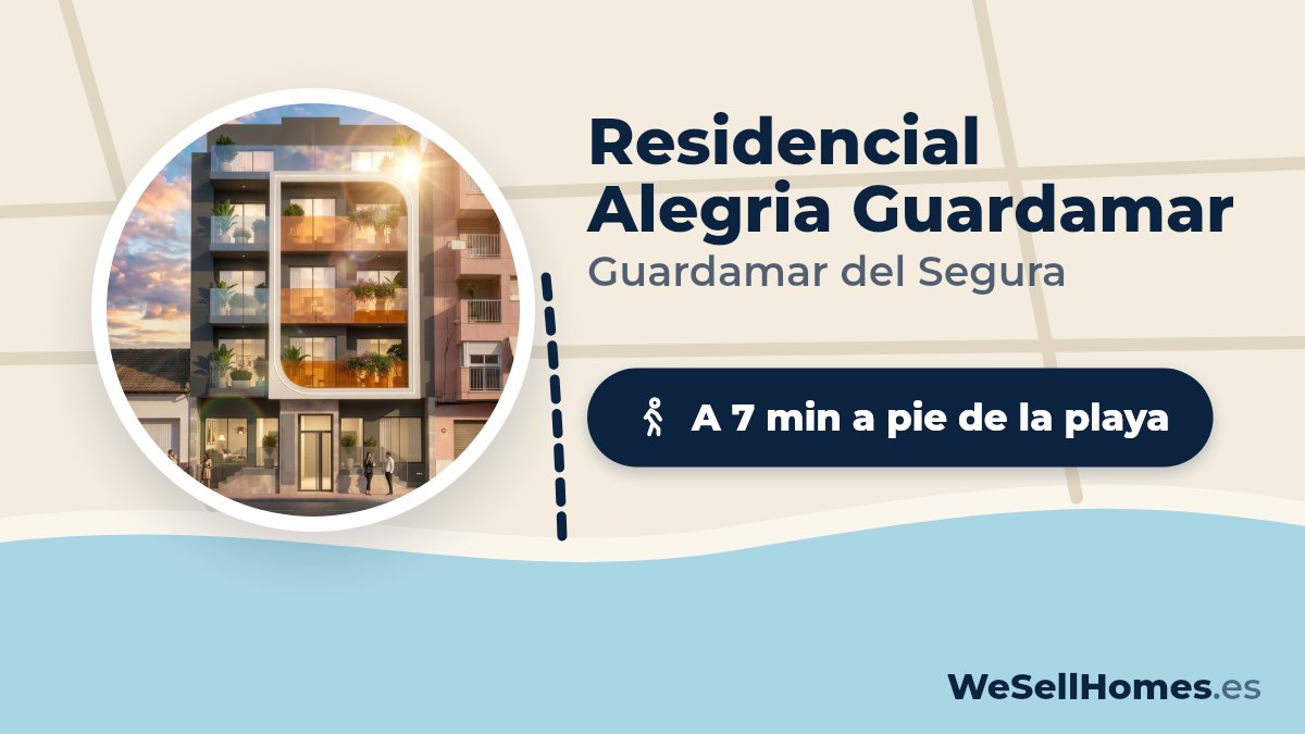 Residencial Alegria Guardamar, Guardamar del Segura: A 7 min a pie de la playa