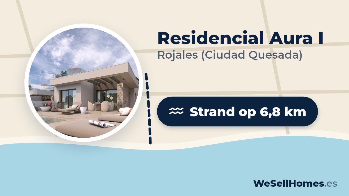 Residencial Aura I, Rojales (Ciudad Quesada): Strand op 6,8 km