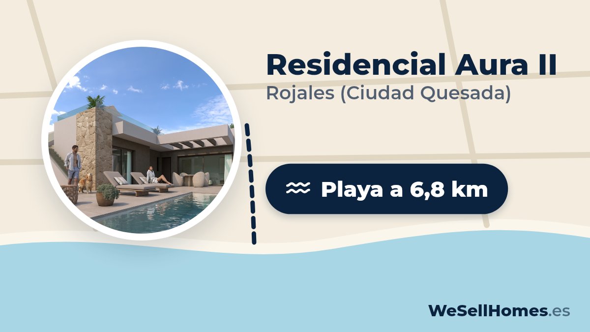 Residencial Aura II, Rojales (Ciudad Quesada): Playa a 6,8 km