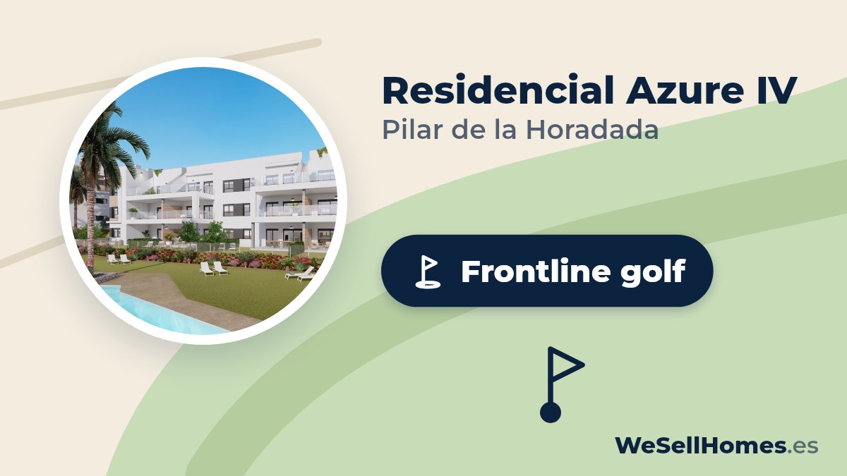Residencial Azure IV, Pilar de la Horadada: Frontline golf
