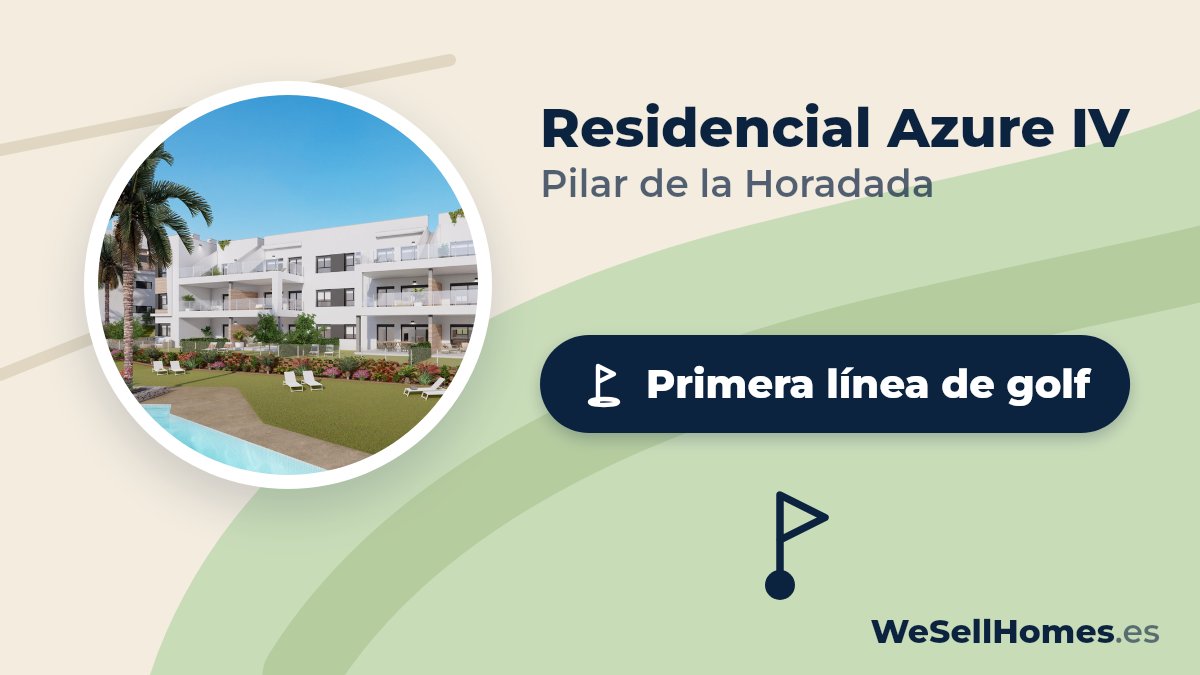 Residencial Azure IV, Pilar de la Horadada: Primera línea de golf
