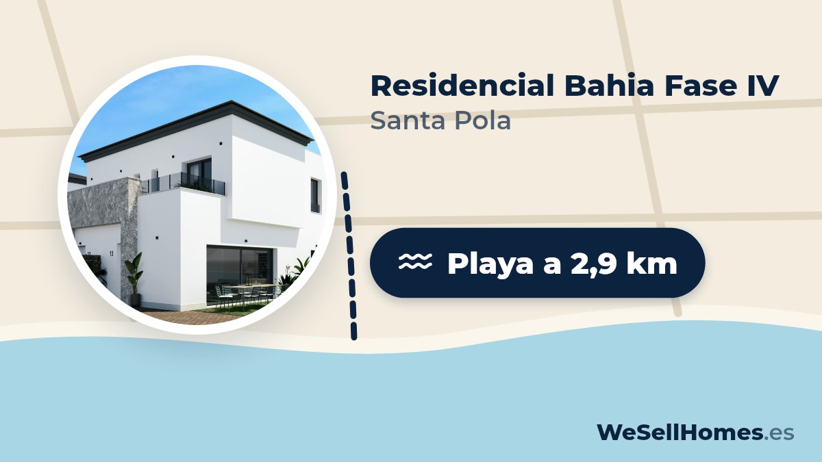 Residencial Bahia Fase IV, Santa Pola: Playa a 2,9 km