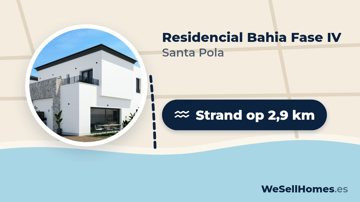 Residencial Bahia Fase IV, Santa Pola: Strand op 2,9 km