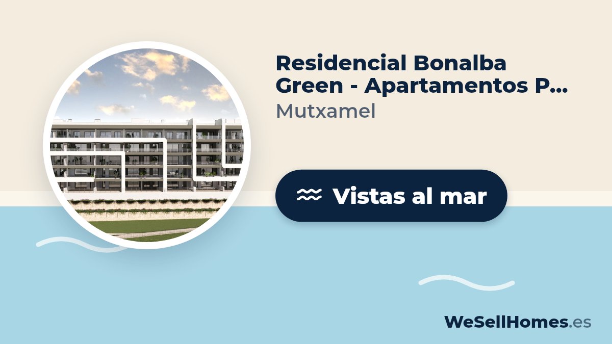 Residencial Bonalba Green - Apartamentos Phase 1, Mutxamel: Vistas al mar