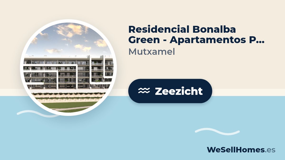 Residencial Bonalba Green - Apartamentos Phase 1, Mutxamel: Zeezicht