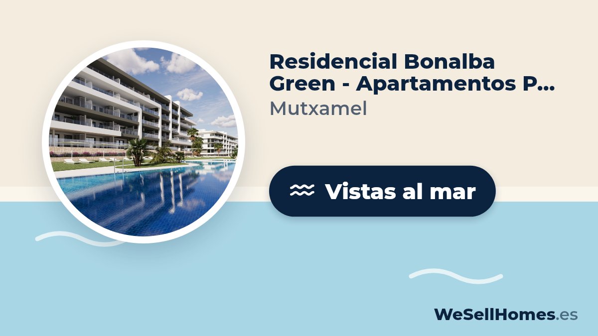 Residencial Bonalba Green - Apartamentos Phase 2, Mutxamel: Vistas al mar