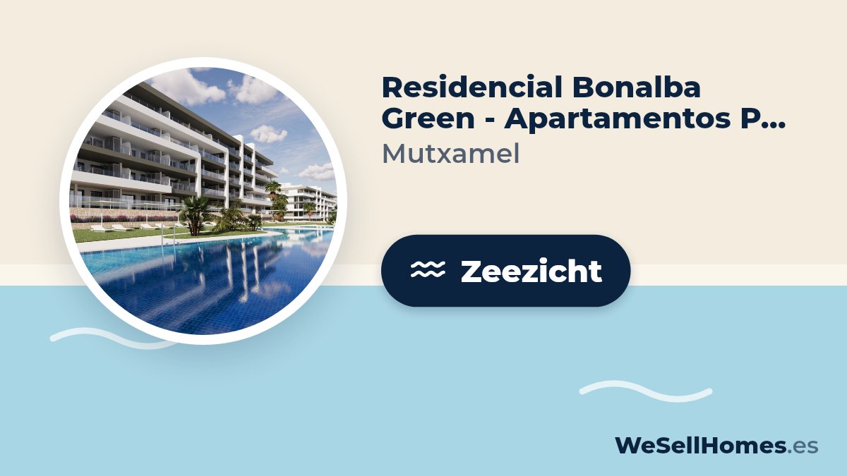 Residencial Bonalba Green - Apartamentos Phase 2, Mutxamel: Zeezicht