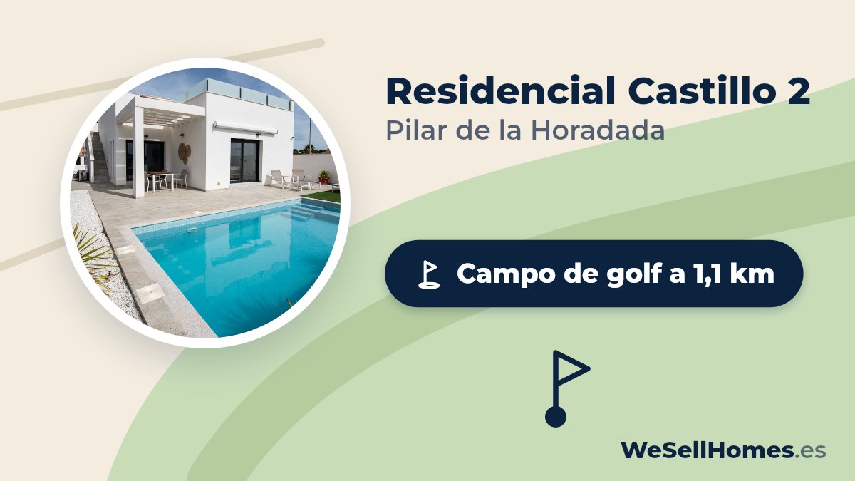 Residencial Castillo 2, Pilar de la Horadada: Campo de golf a 1,1 km