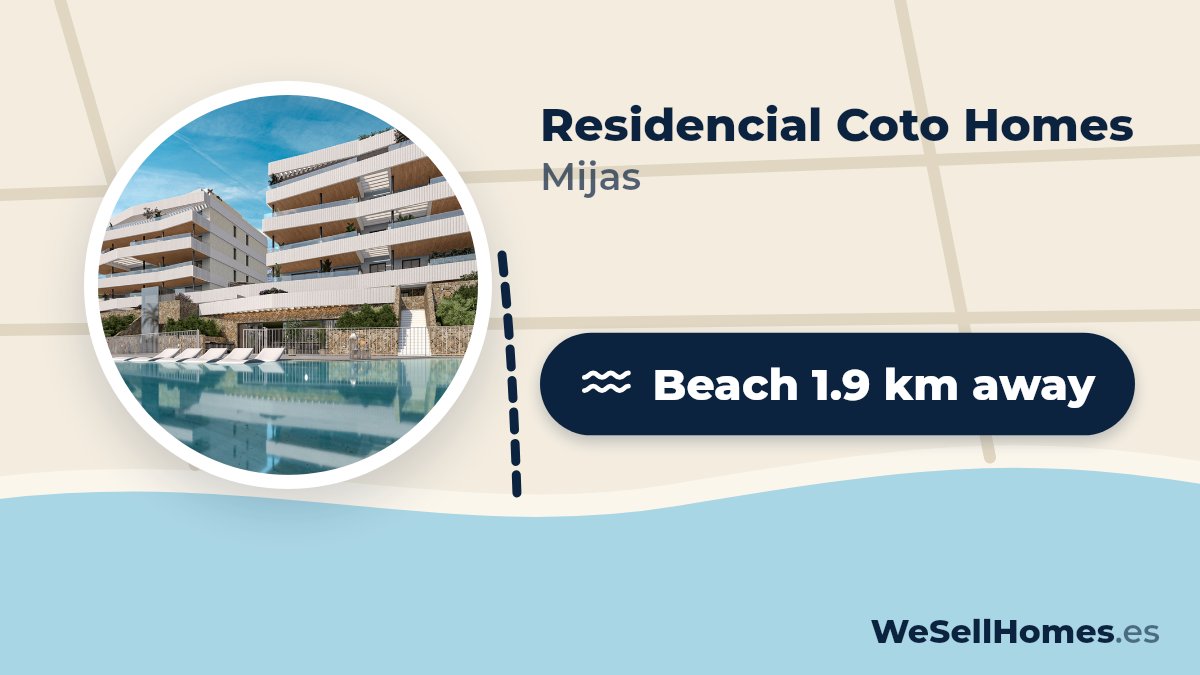 Residencial Coto Homes, Mijas: Beach 1.9 km away