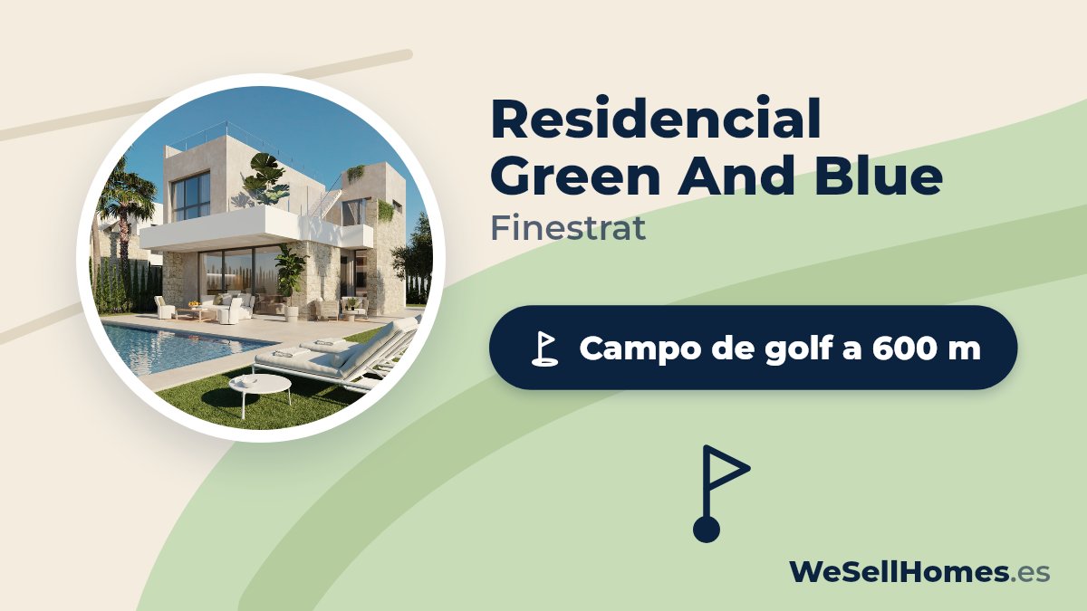 Residencial Green And Blue, Finestrat: Campo de golf a 600 m