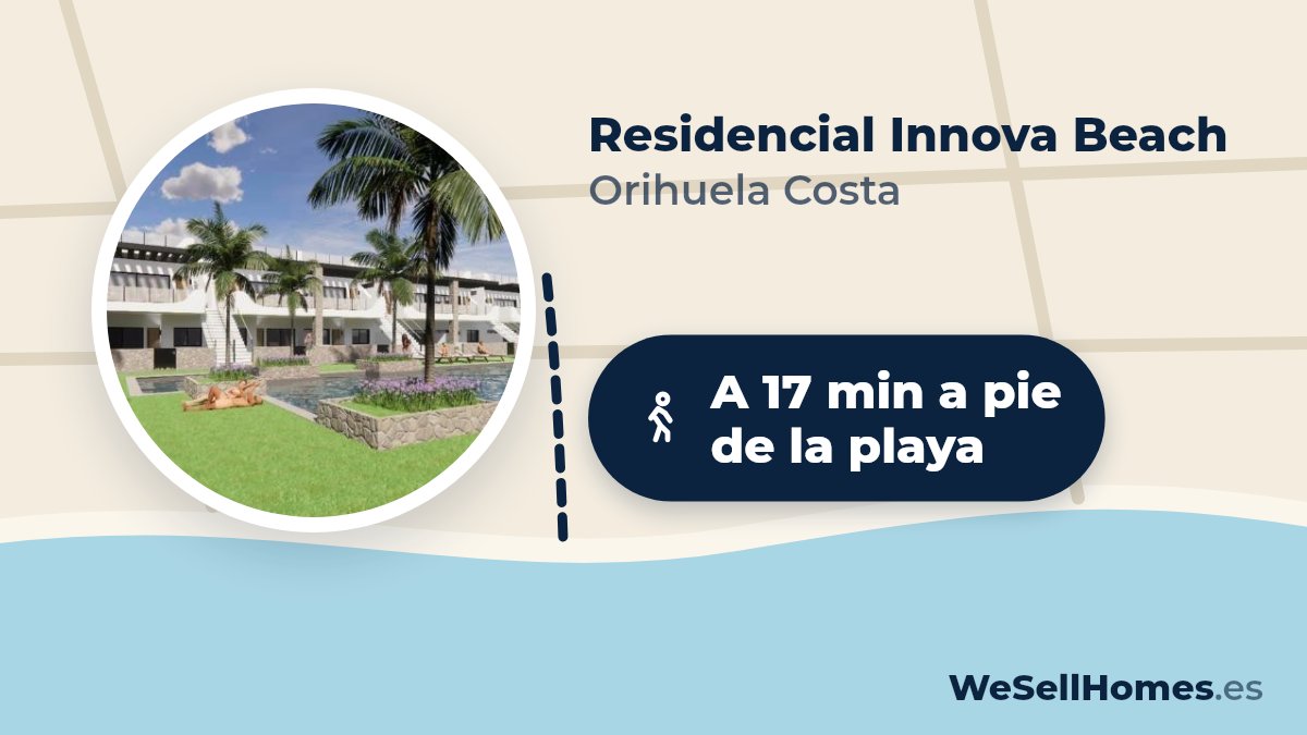 Residencial Innova Beach, Orihuela Costa: A 17 min a pie de la playa