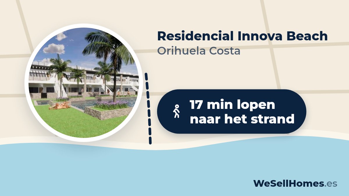 Residencial Innova Beach, Orihuela Costa: 17 min lopen naar het strand