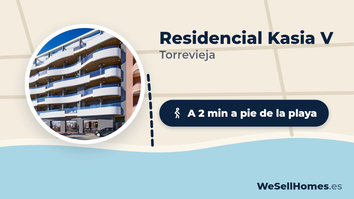 Residencial Kasia V, Torrevieja: A 2 min a pie de la playa