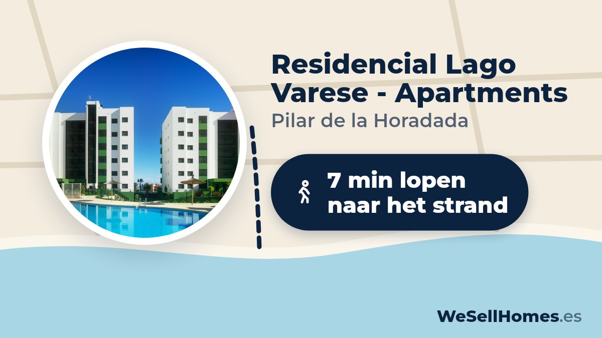 Residencial Lago Varese - Apartments, Pilar de la Horadada: 7 min lopen naar het strand
