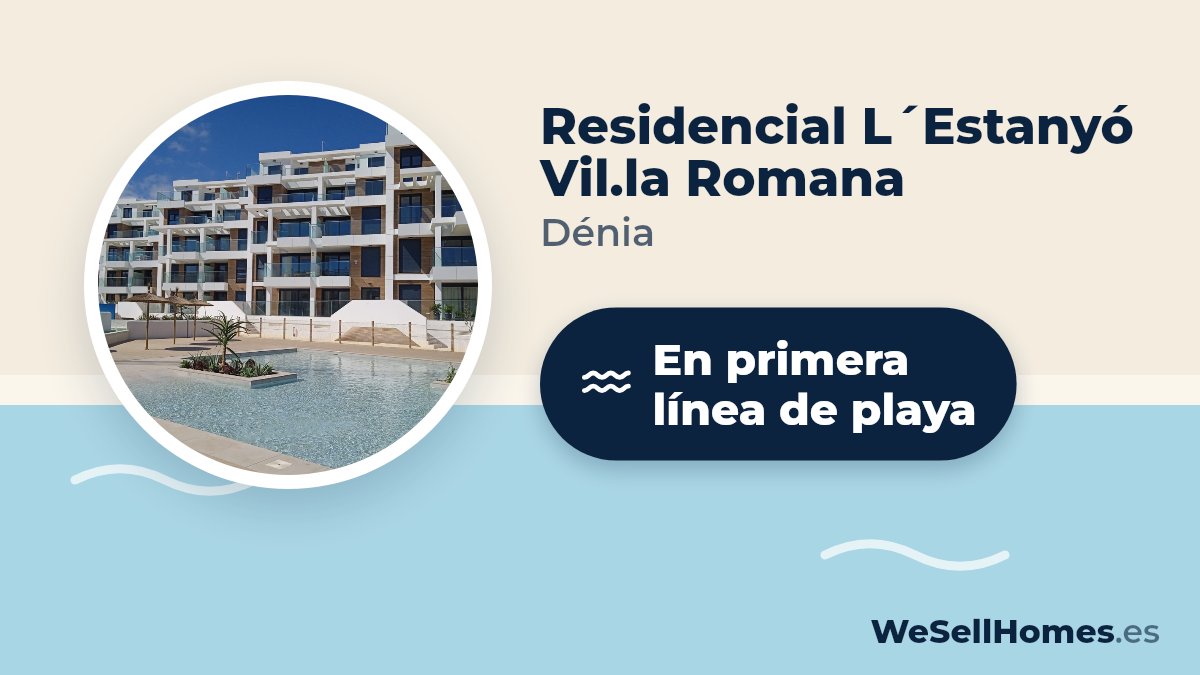 Residencial L´Estanyó Vil.la Romana, Dénia: En primera línea de playa