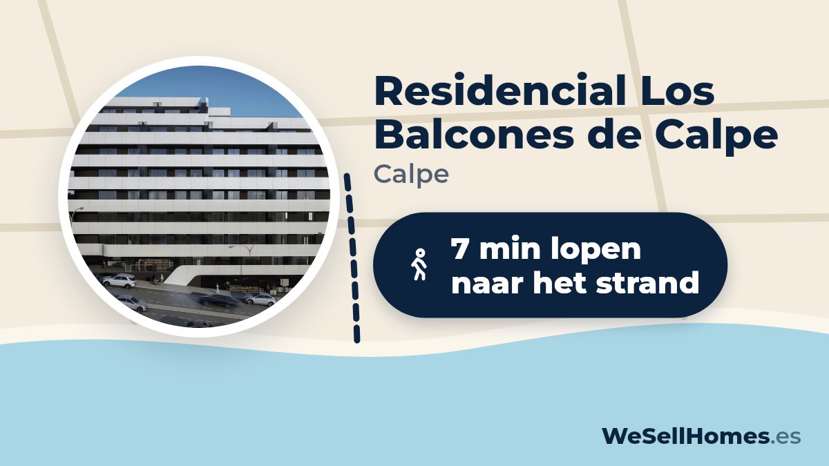 Residencial Los Balcones de Calpe, Calpe: 7 min lopen naar het strand