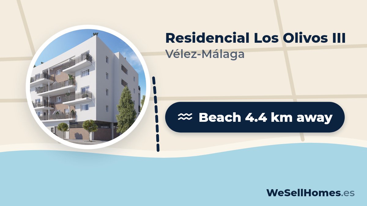 Residencial Los Olivos III, Vélez-Málaga: Beach 4.4 km away