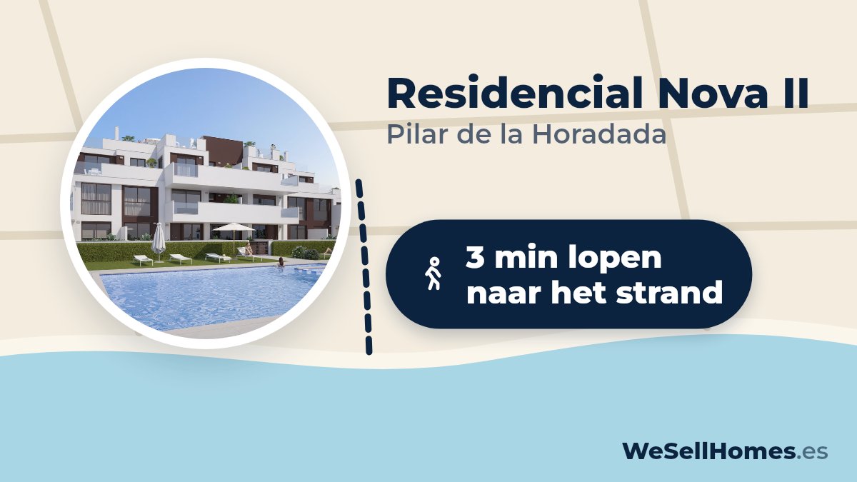 Residencial Nova II, Pilar de la Horadada: 3 min lopen naar het strand