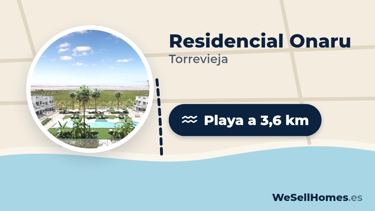 Residencial Onaru, Torrevieja: Playa a 3,6 km