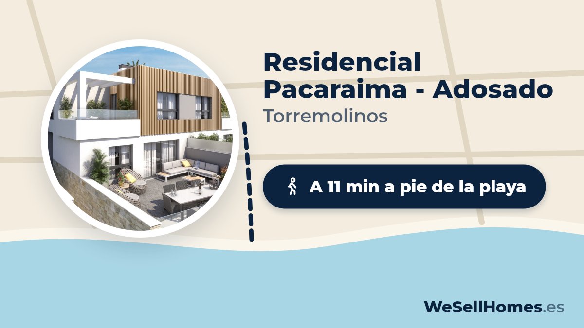 Residencial Pacaraima - Adosado, Torremolinos: A 11 min a pie de la playa