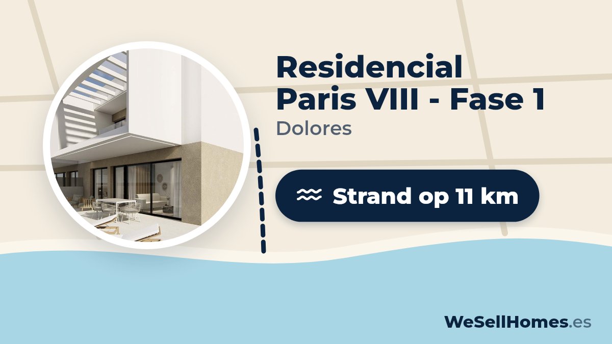Residencial Paris VIII - Fase 1, Dolores: Strand op 11 km