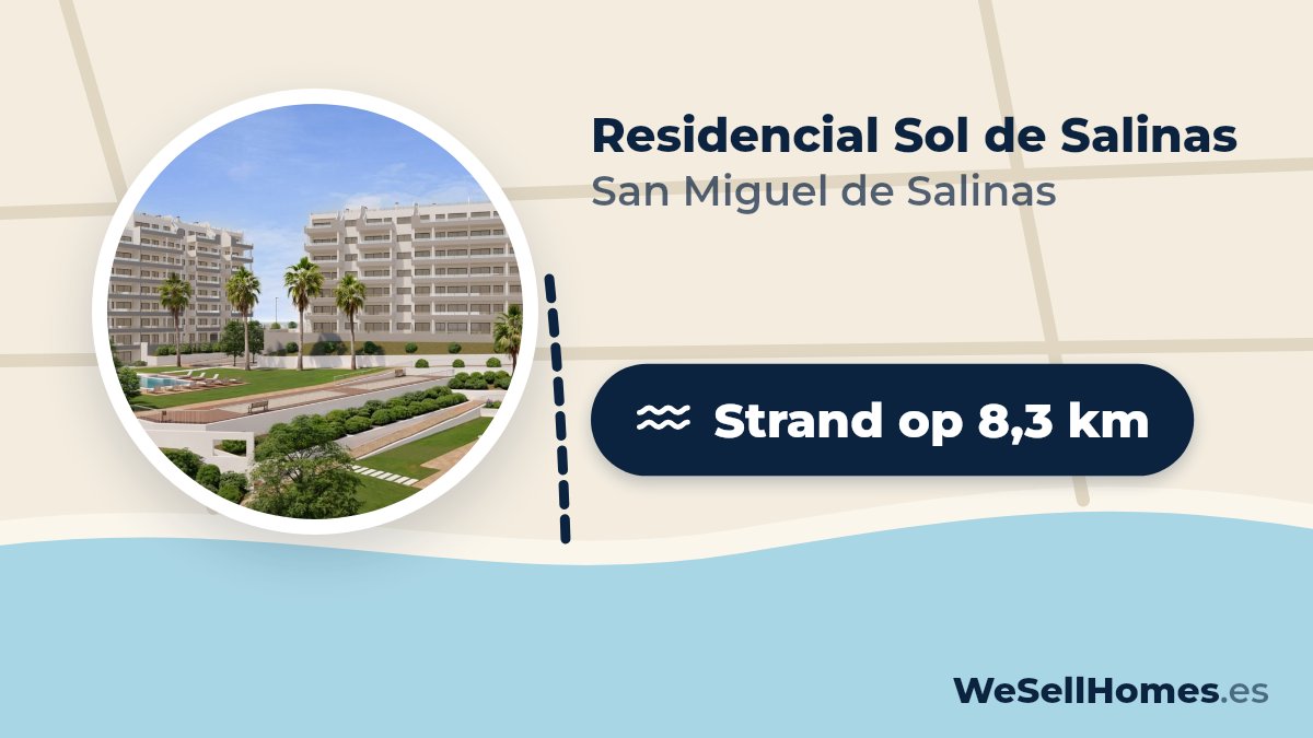 Residencial Sol de Salinas, San Miguel de Salinas: Strand op 8,3 km