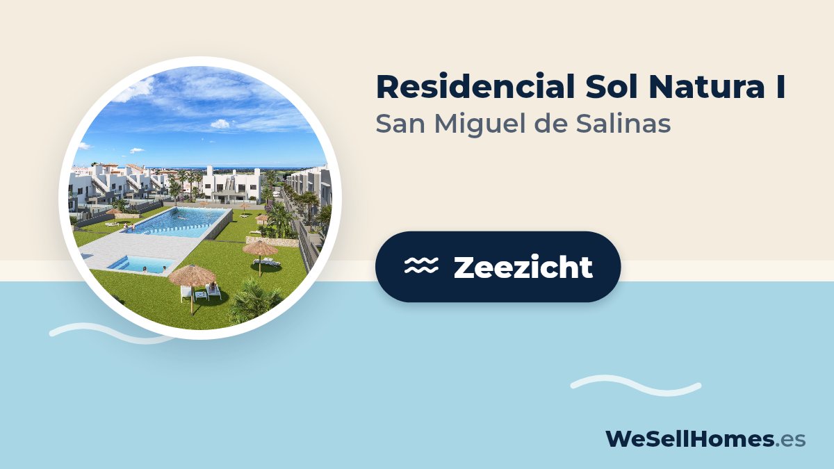 Residencial Sol Natura I, San Miguel de Salinas: Zeezicht