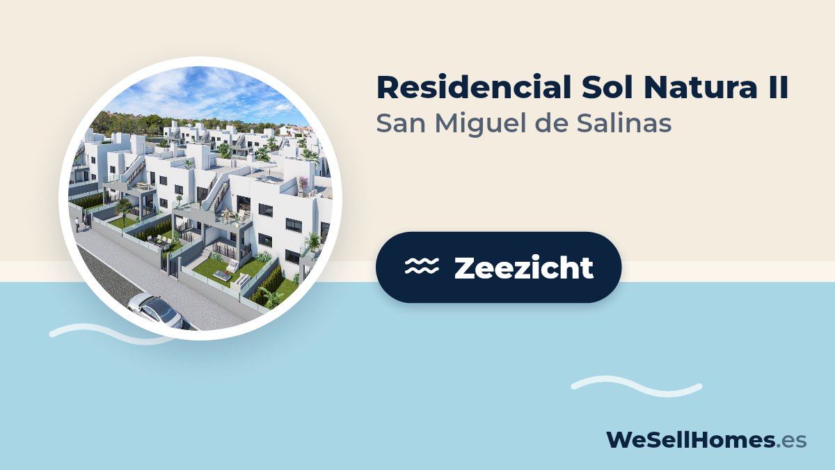 Residencial Sol Natura II, San Miguel de Salinas: Zeezicht