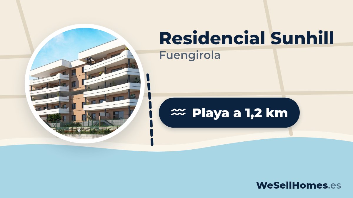 Residencial Sunhill, Fuengirola: Playa a 1,2 km