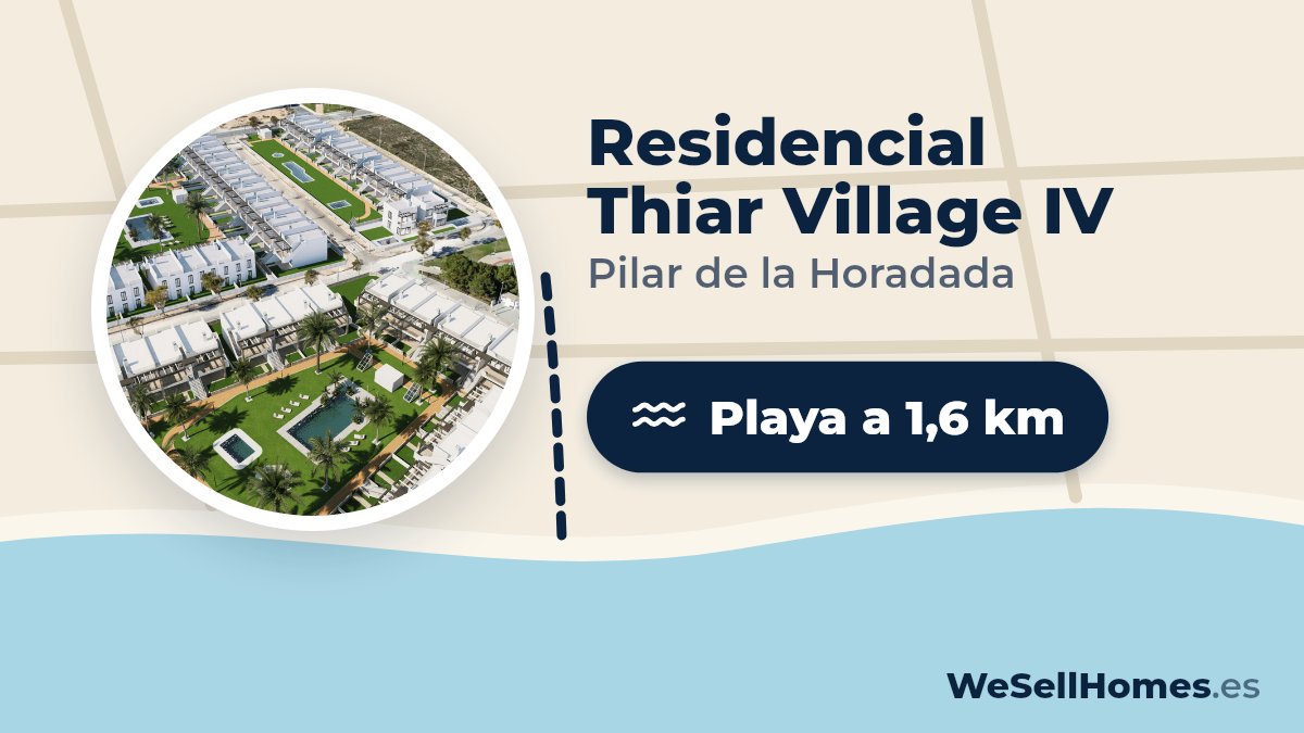 Residencial Thiar Village IV, Pilar de la Horadada: Playa a 1,6 km