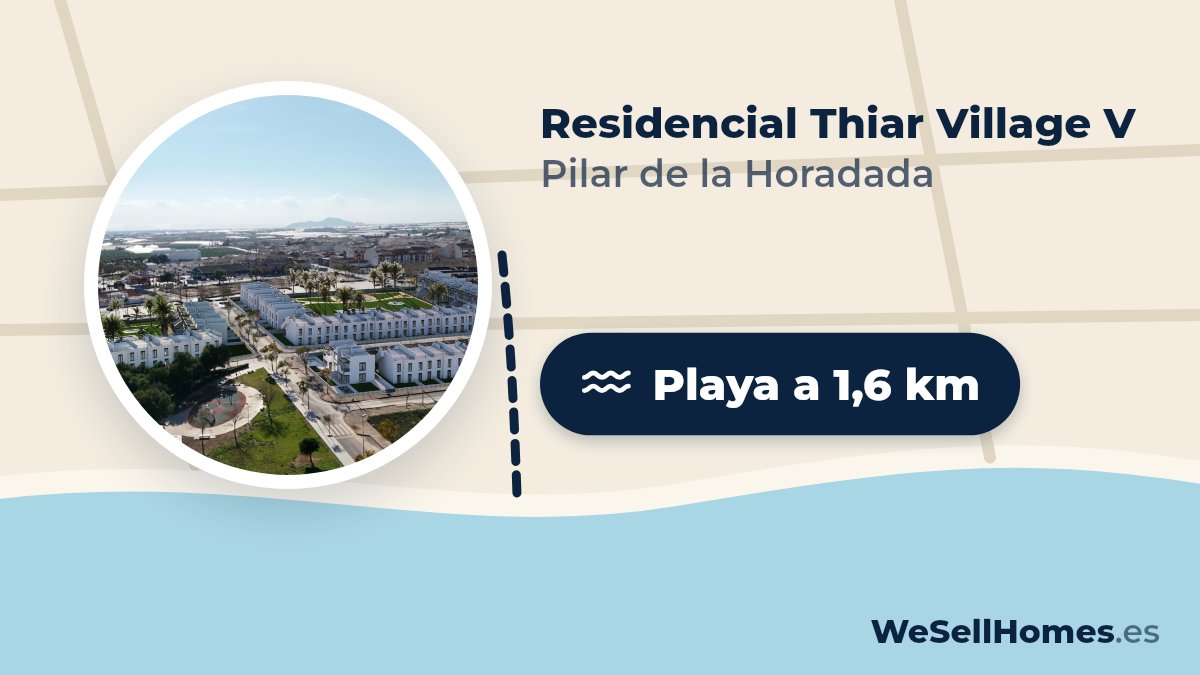 Residencial Thiar Village V, Pilar de la Horadada: Playa a 1,6 km