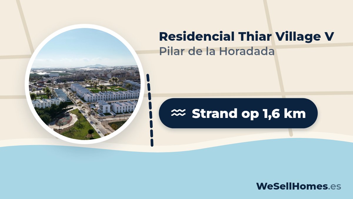 Residencial Thiar Village V, Pilar de la Horadada: Strand op 1,6 km