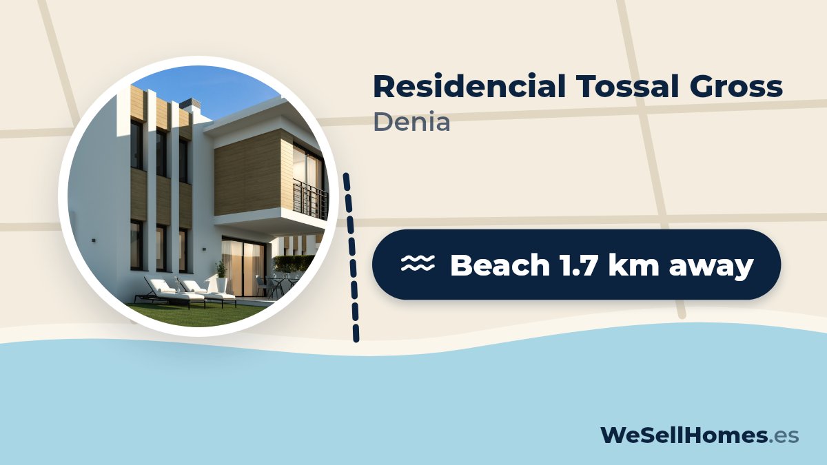 Residencial Tossal Gross, Denia: Beach 1.7 km away