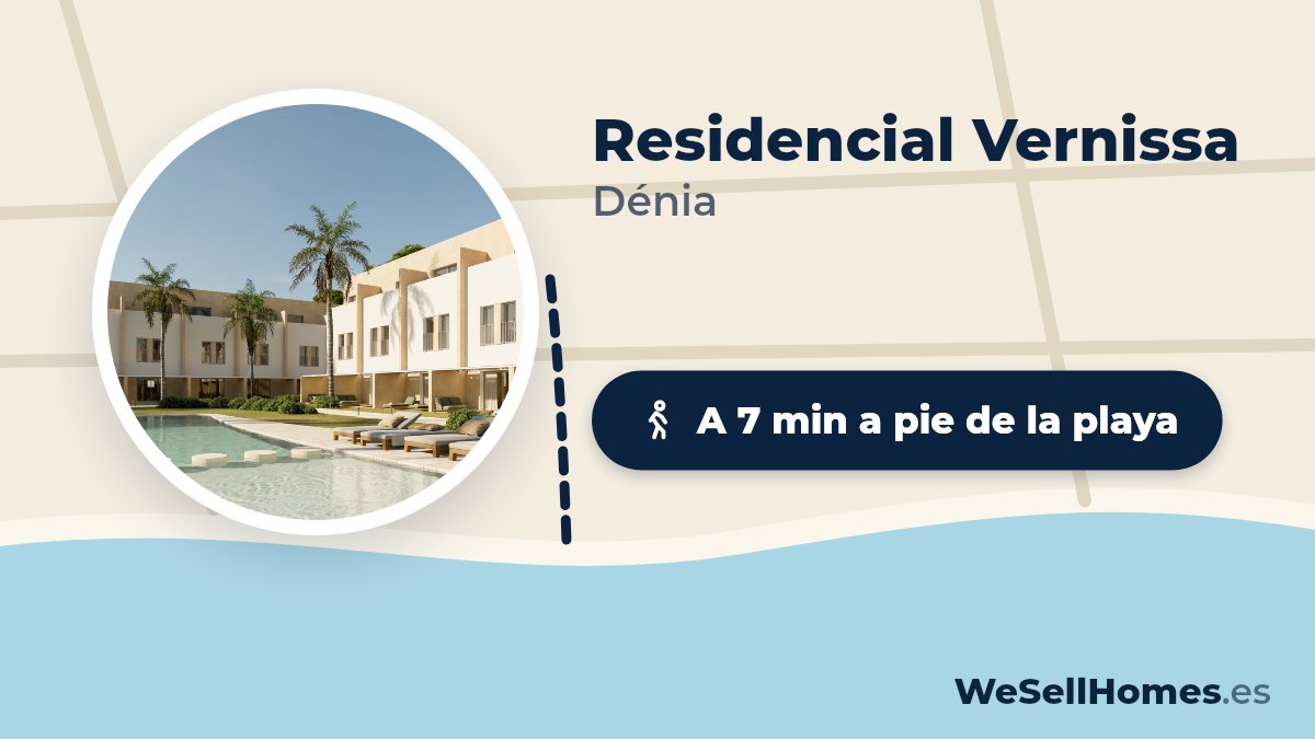 Residencial Vernissa, Dénia: A 7 min a pie de la playa