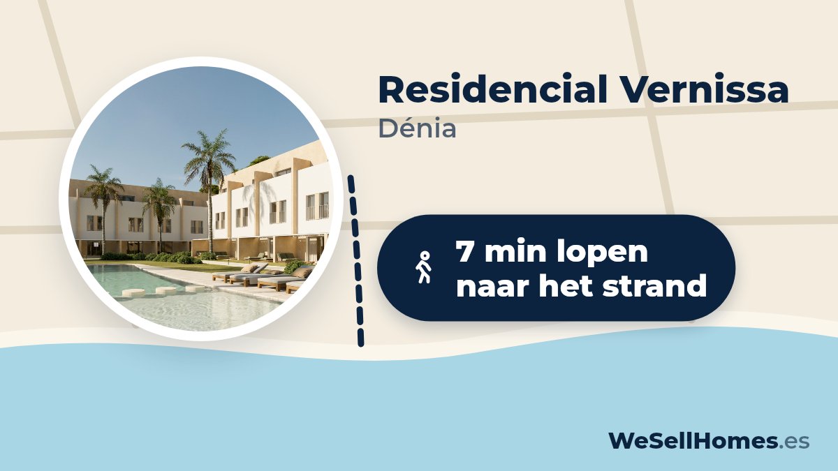 Residencial Vernissa, Dénia: 7 min lopen naar het strand