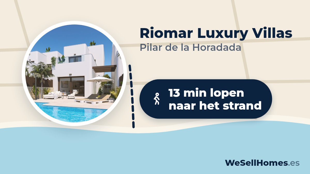 Riomar Luxury Villas, Pilar de la Horadada: 13 min lopen naar het strand