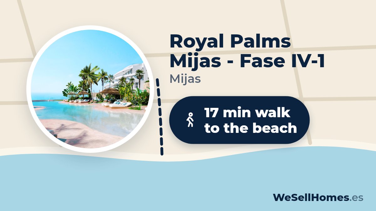 Royal Palms Mijas - Fase IV-1, Mijas: 17 min walk to the beach