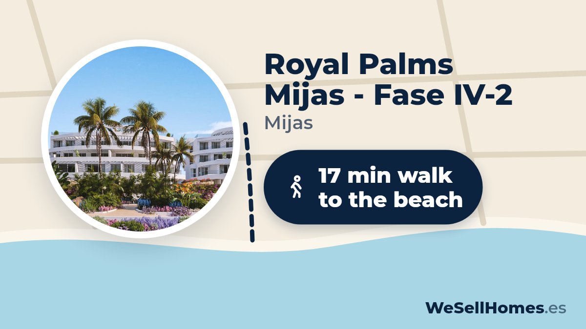 Royal Palms Mijas - Fase IV-2, Mijas: 17 min walk to the beach