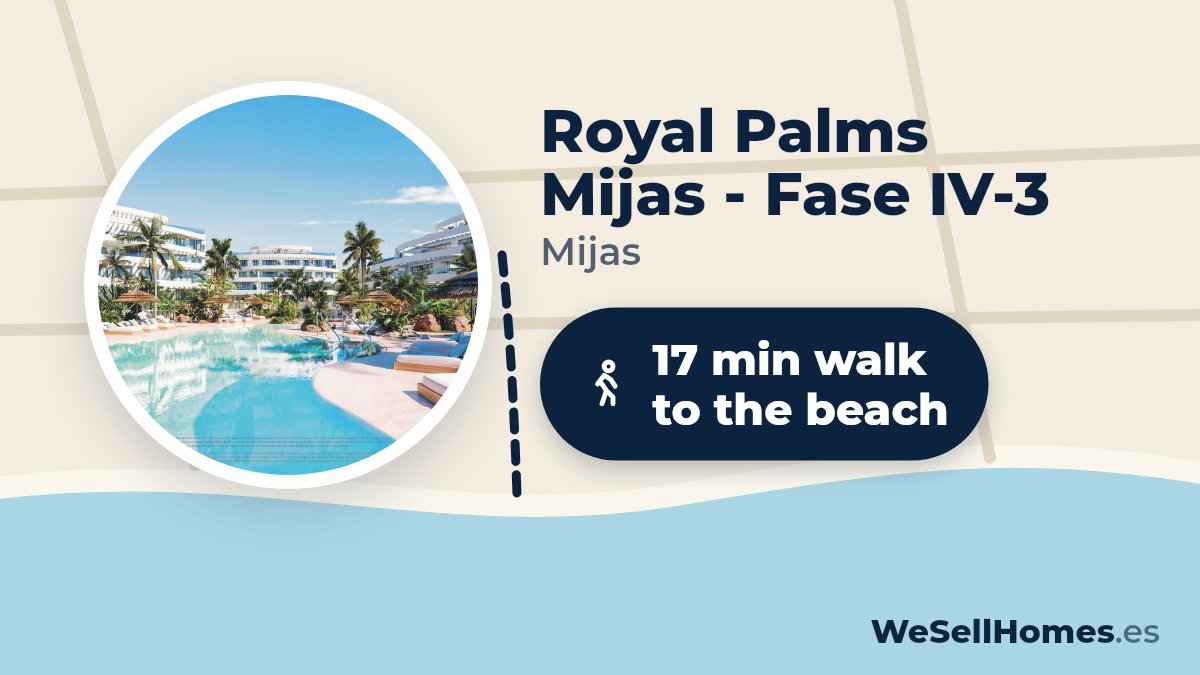 Royal Palms Mijas - Fase IV-3, Mijas: 17 min walk to the beach