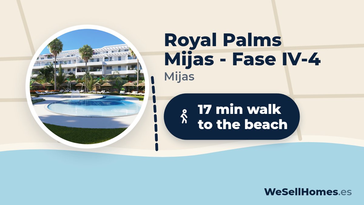Royal Palms Mijas - Fase IV-4, Mijas: 17 min walk to the beach