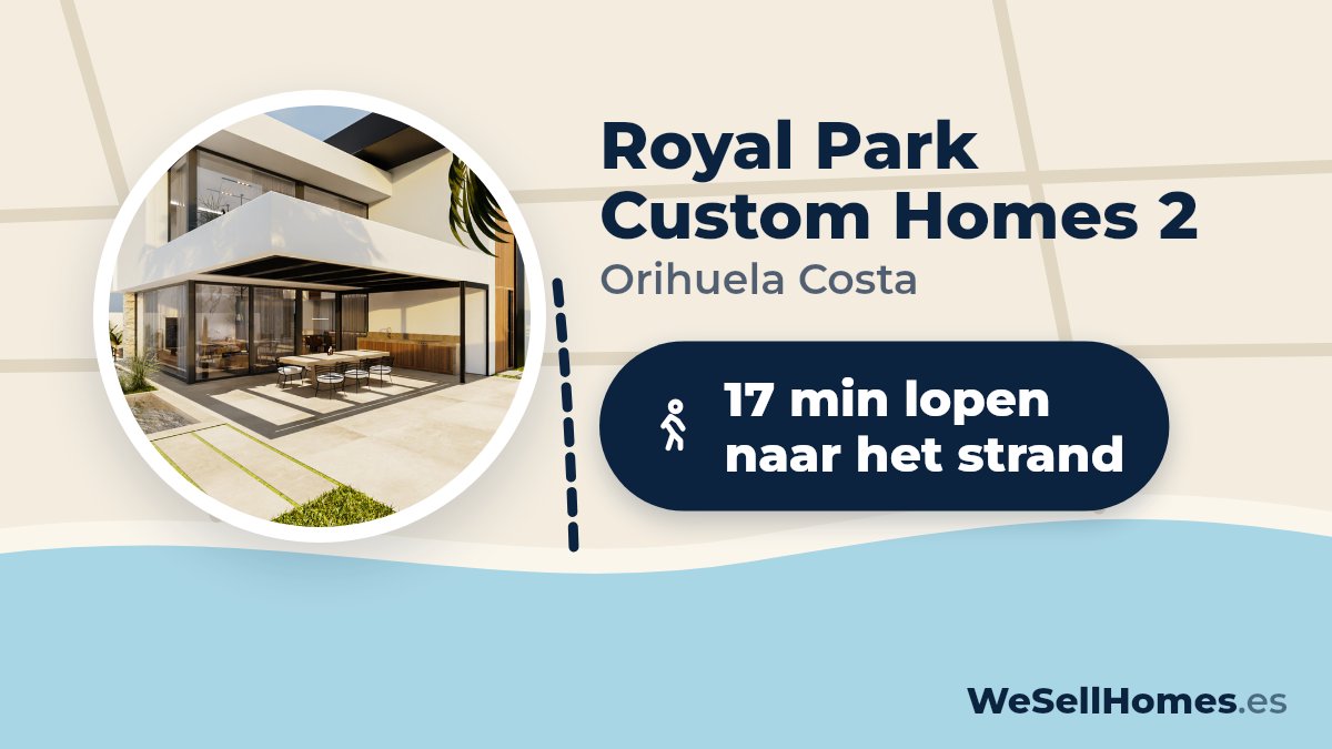 Royal Park Custom Homes 2, Orihuela Costa: 17 min lopen naar het strand
