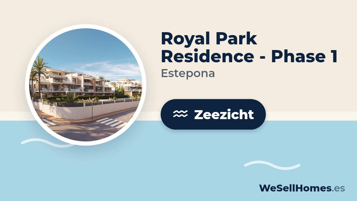 Royal Park Residence - Phase 1, Estepona: Zeezicht