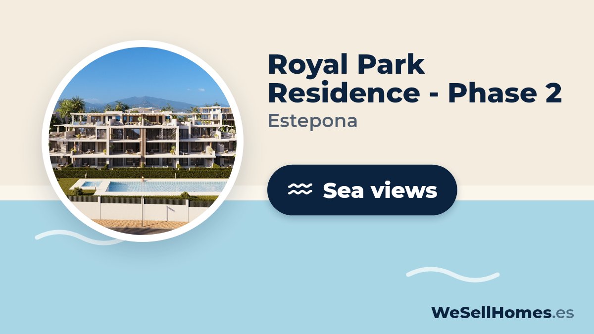Royal Park Residence - Phase 2, Estepona: Sea views