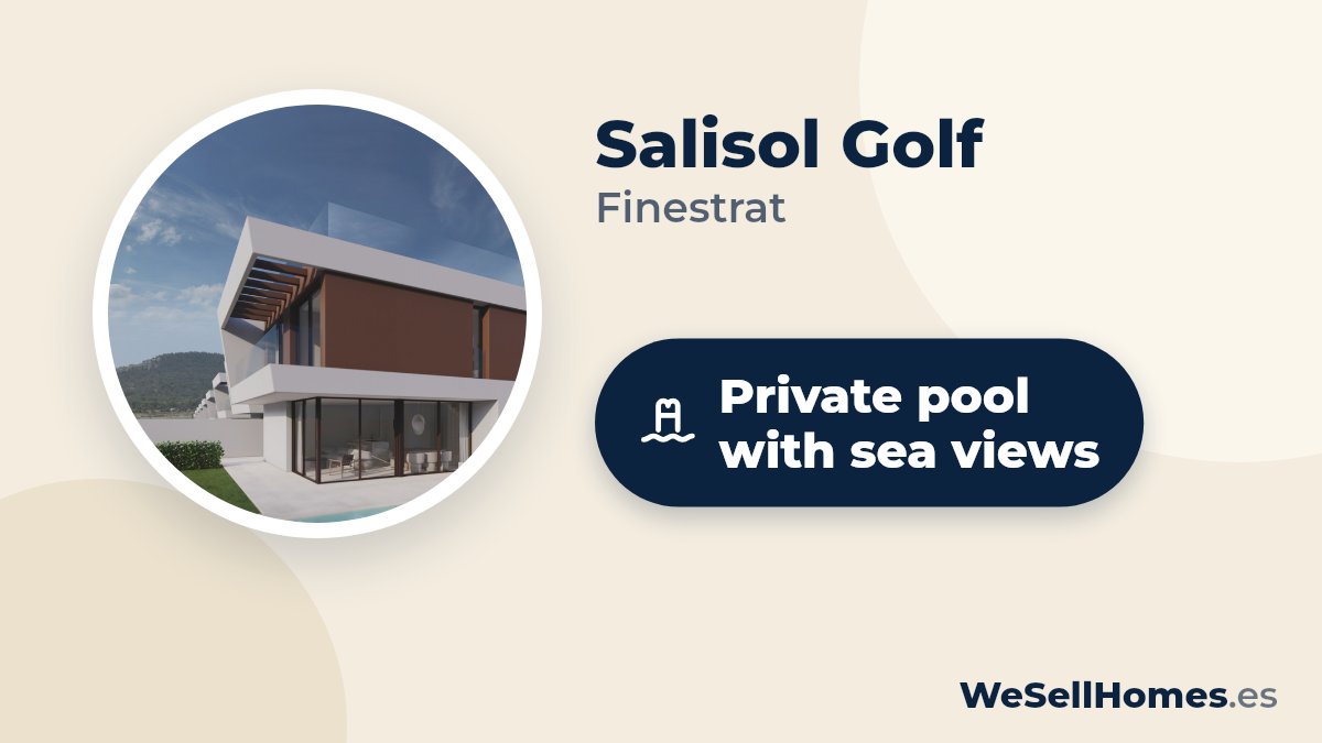 Salisol Golf, Finestrat: Private pool with sea views