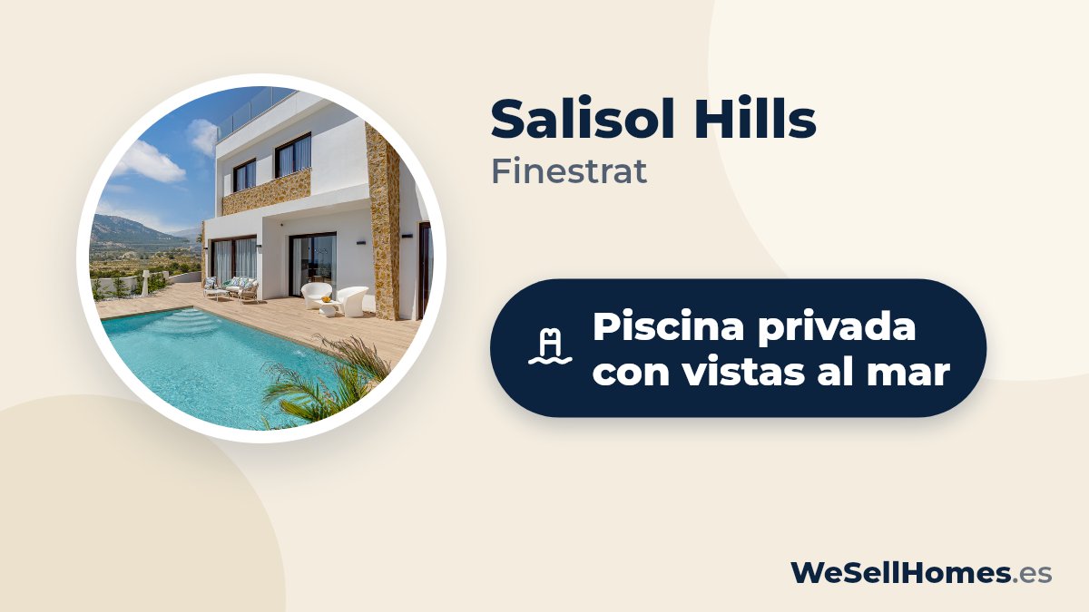 Salisol Hills, Finestrat: Piscina privada con vistas al mar