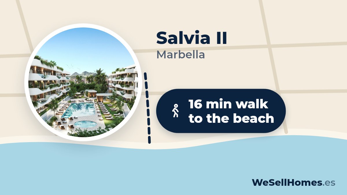 Salvia II, Marbella: 16 min walk to the beach