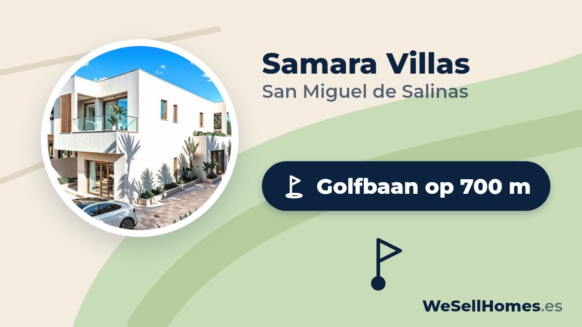 Samara Villas, San Miguel de Salinas: Golfbaan op 700 m