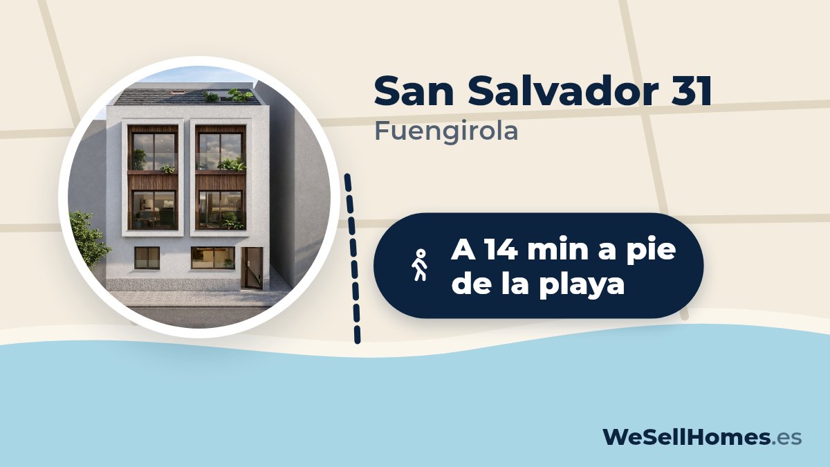 San Salvador 31, Fuengirola: A 14 min a pie de la playa